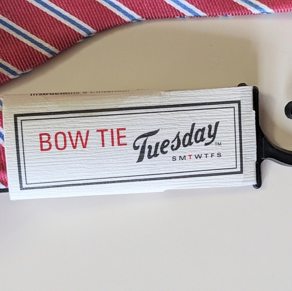 BOW TIE TUESDAY, Red, White and Blue Bow tie - Picture 3 of 5